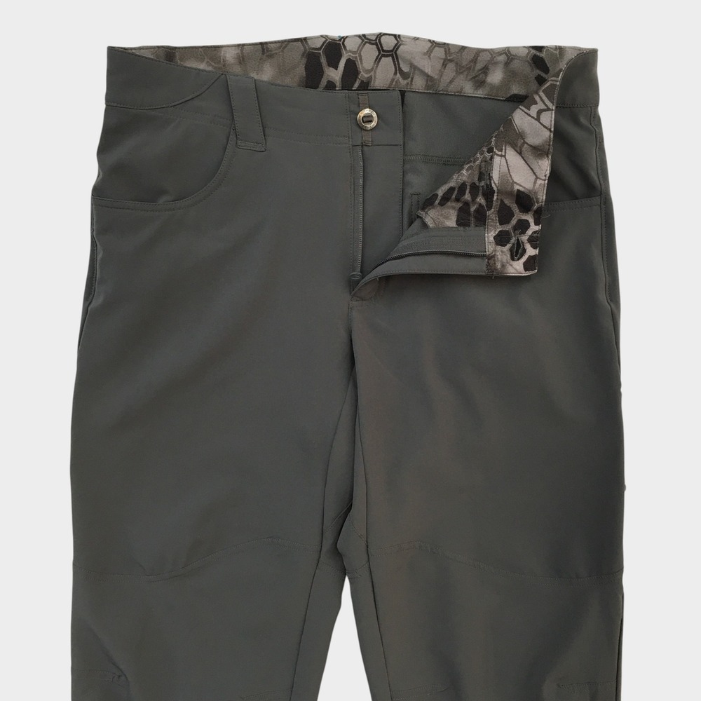 Kryptek Valhalla Mens Tactical Hunting Pants Gray Stretch Cargo 34 Reg